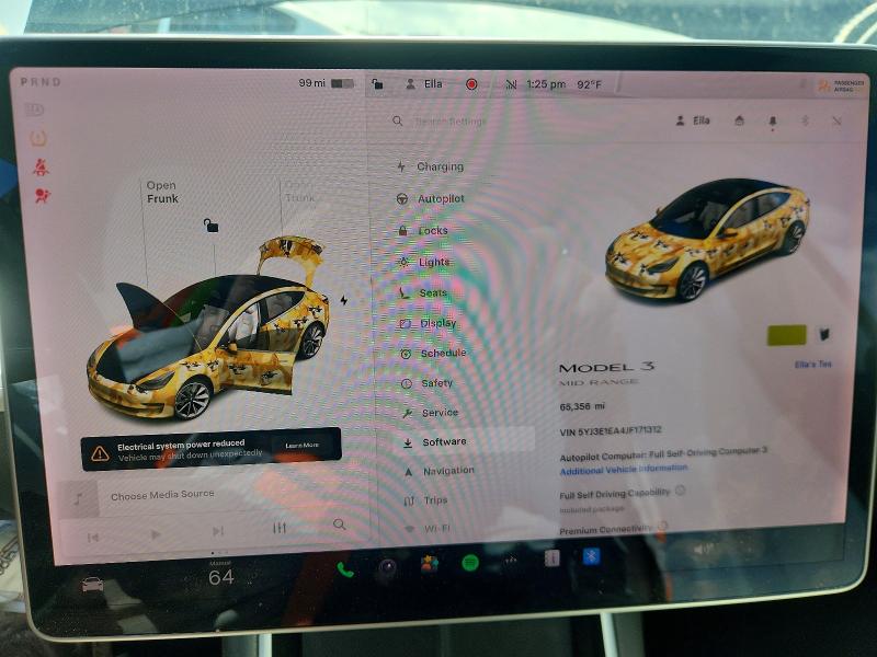 45462386 :رقم المزاد ، 5YJ3E1EA4JF171312 vin ، 2018 Tesla Model 3 مزاد بيع