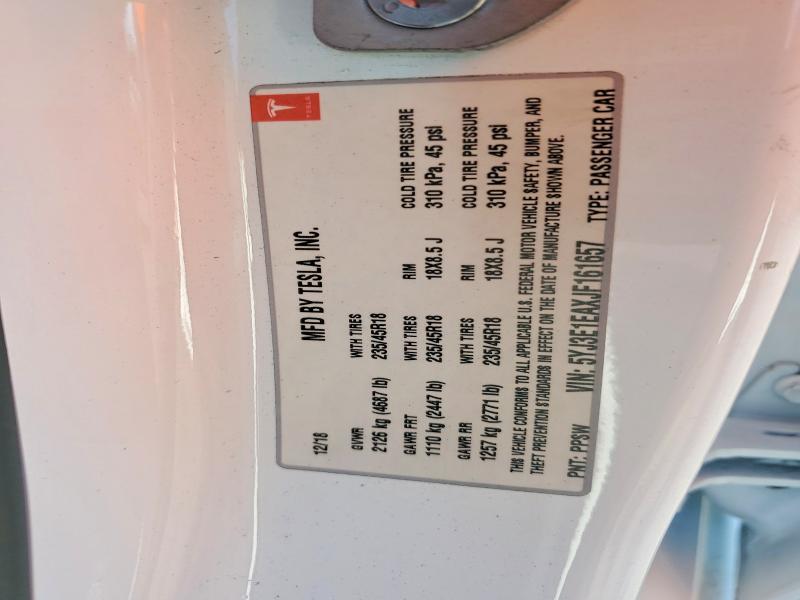 Aukcja sprzedaży 2018 Tesla Model 3, vin: 5YJ3E1EAXJF161657, numer aukcji: 47937566