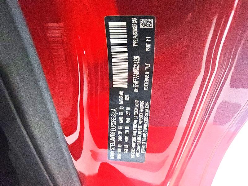 46627956 :رقم المزاد ، ZFAFFAA48RX214326 vin ، 2024 Fiat 500 مزاد بيع