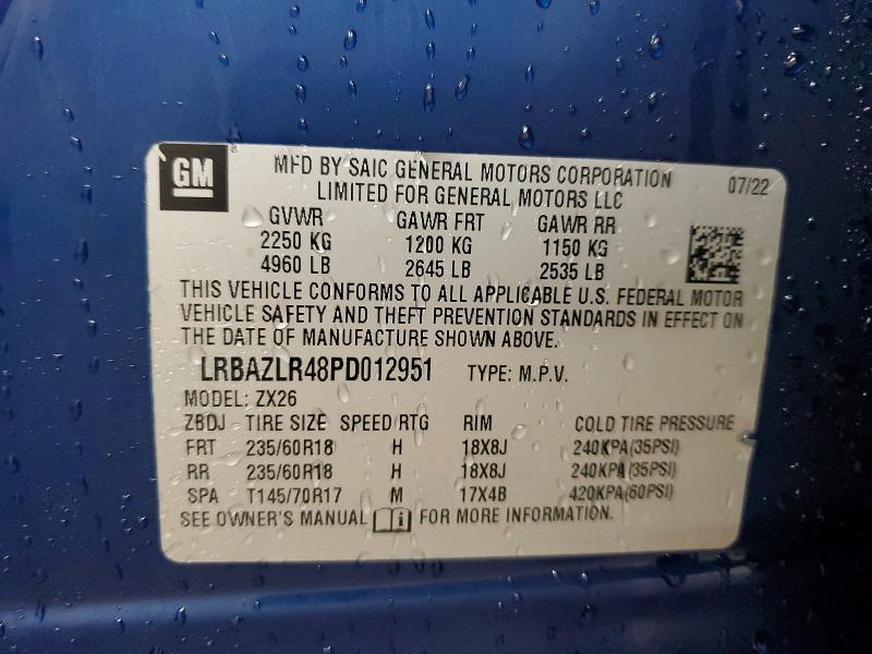 Aukcja sprzedaży 2023 Buick Envision, vin: LRBAZLR48PD012951, numer aukcji: 41601206