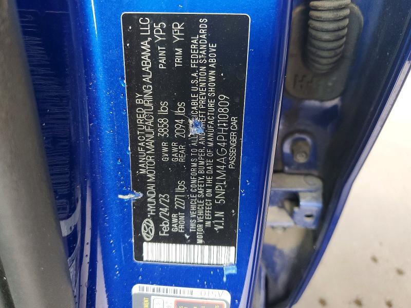 Продаж на аукціоні авто 2023 Hyundai Elantra, vin: 5NPLM4AG4PH110809, номер лоту: 41797726