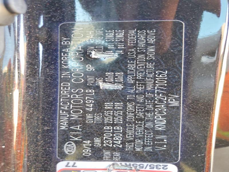 47723436 :رقم المزاد ، KNDPC3AC2F7710162 vin ، 2015 Kia Sportage مزاد بيع
