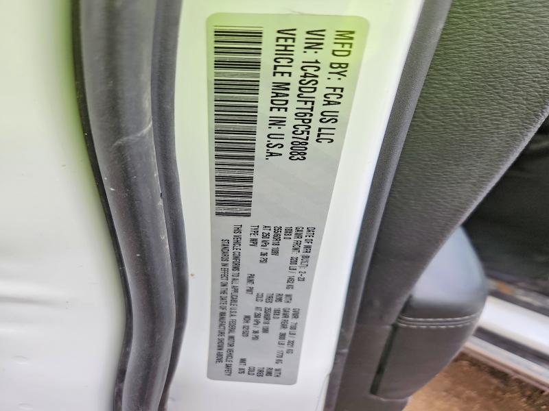 2023 Dodge Durango მანქანა იყიდება აუქციონზე, vin: 1C4SDJFT6PC578083, აუქციონის ნომერი: 78549815