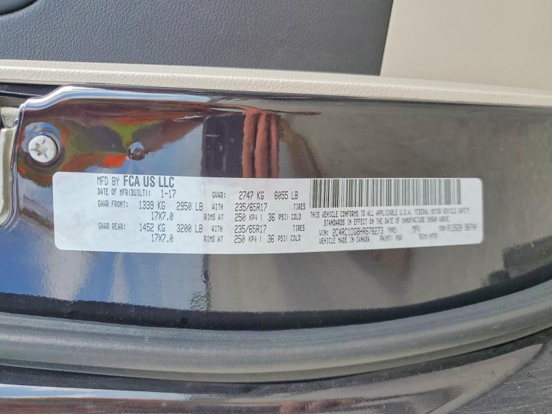 Продажа на аукционе авто 2017 Chrysler Pacifica, vin: 2C4RC1DG8HR676273, номер лота: 47438966