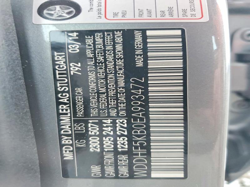 Aukcja sprzedaży 2014 Mercedes-benz E, vin: WDDHF5KB0EA993472, numer aukcji: 47619946