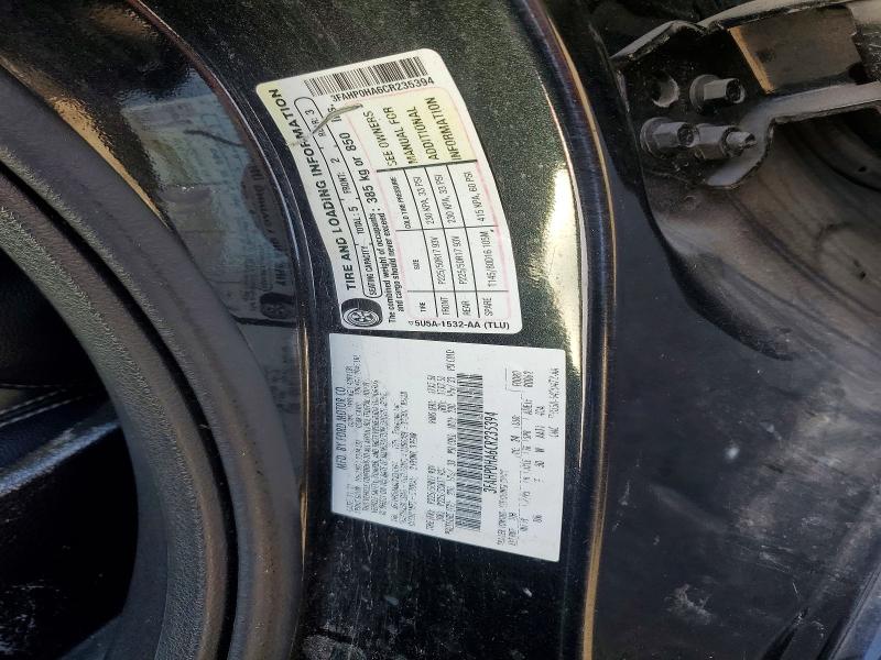 Aukcja sprzedaży 2012 Ford Fusion, vin: 3FAHP0HA6CR235394, numer aukcji: 79619595
