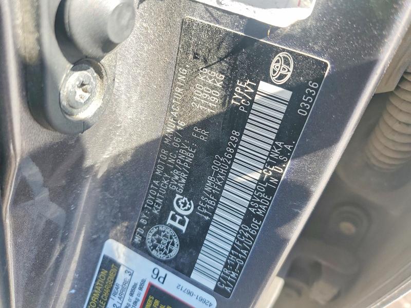 Aukcja sprzedaży 2017 Toyota Camry, vin: 4T1BF1FKXHU268298, numer aukcji: 77713325