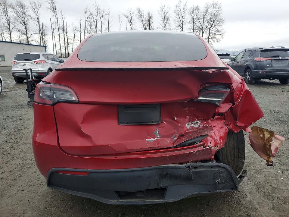2021 Tesla Model Y მანქანა იყიდება აუქციონზე, vin: 5YJYGDEF7MF173377, აუქციონის ნომერი: 45786046