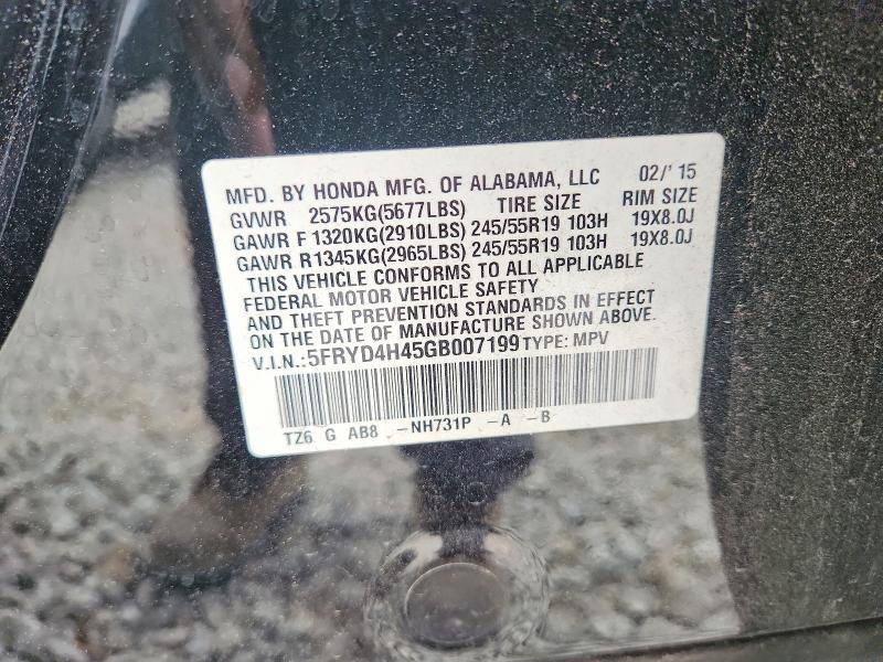 Продажа на аукционе авто 2016 Acura Mdx, vin: 5FRYD4H45GB007199, номер лота: 47170146