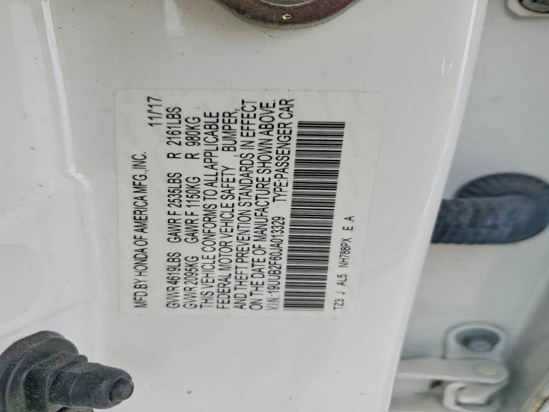 2018 Acura Tlx მანქანა იყიდება აუქციონზე, vin: 19UUB2F60JA013329, აუქციონის ნომერი: 45469196