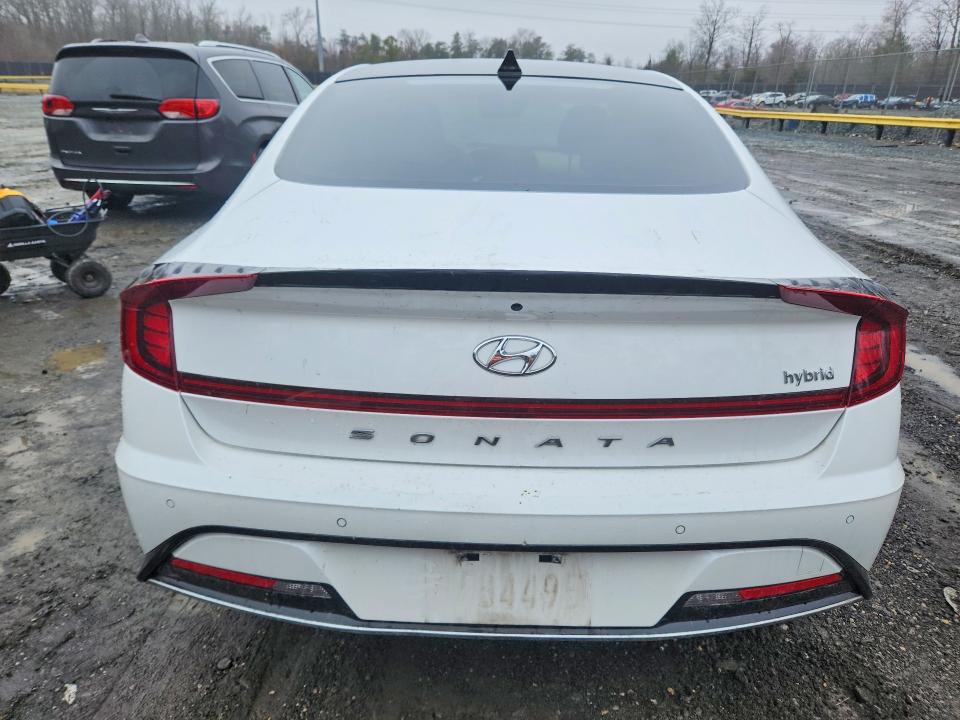 2022 Hyundai Sonata Hybrid მანქანა იყიდება აუქციონზე, vin: KMHL54JJ8NA049943, აუქციონის ნომერი: 41700046