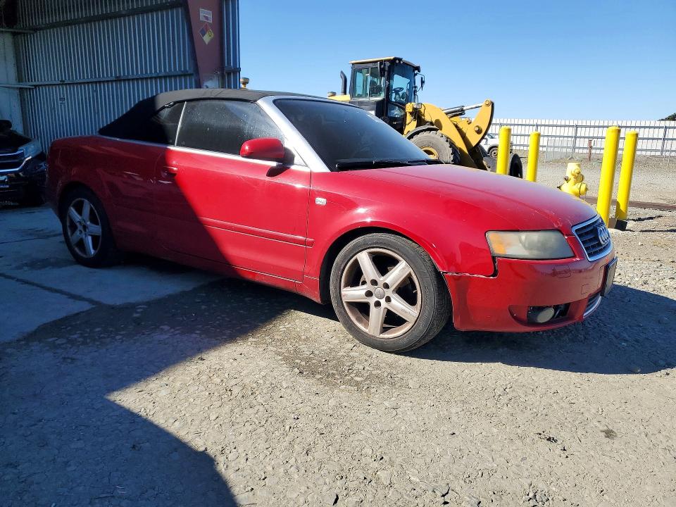 2003 Audi A4 მანქანა იყიდება აუქციონზე, vin: WAUAC48H83K015963, აუქციონის ნომერი: 41965196