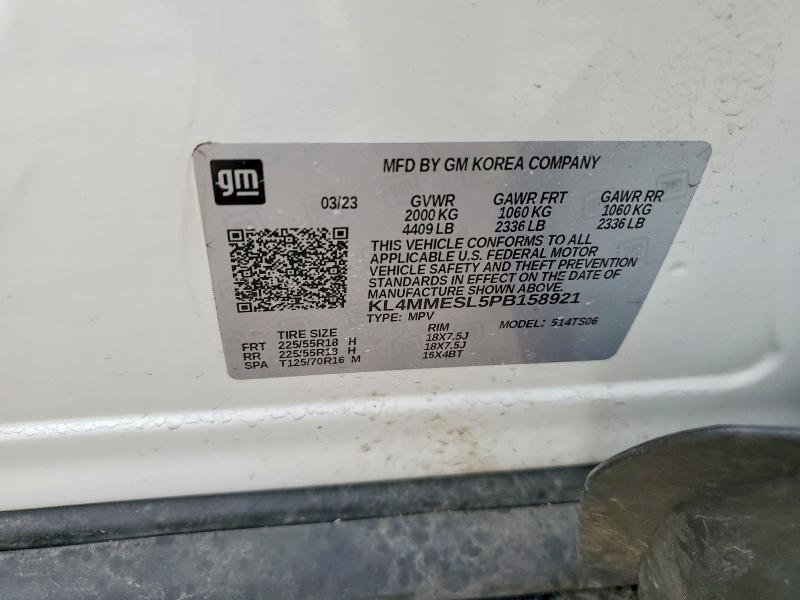 Aukcja sprzedaży 2023 Buick Encore Gx, vin: KL4MMESL5PB158921, numer aukcji: 45980026