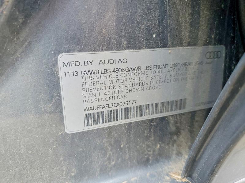 79669715 :رقم المزاد ، WAUFFAFL7EA075177 vin ، 2014 Audi A4 مزاد بيع