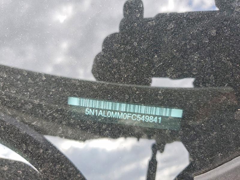 Aukcja sprzedaży 2015 Infiniti Qx60, vin: 5N1AL0MM0FC549841, numer aukcji: 48315356