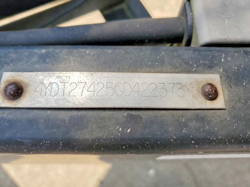 47696776 :رقم المزاد ، 4YDT27425GD422373 vin ، 2016 Keys Bullet مزاد بيع
