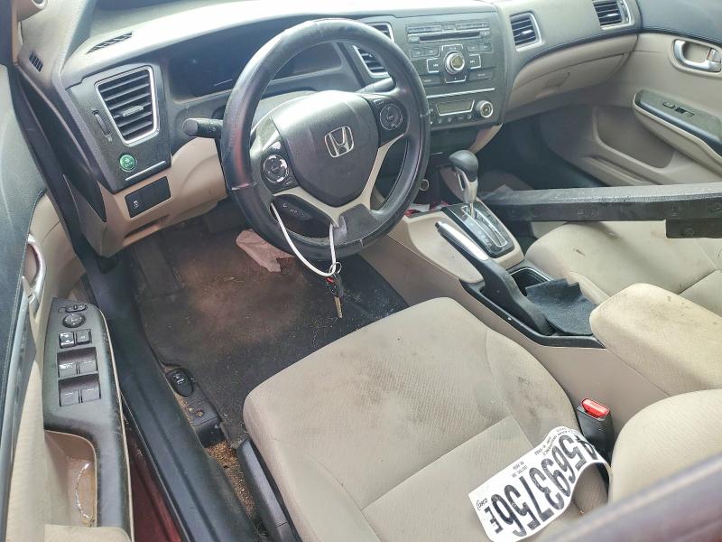 Продаж на аукціоні авто 2013 Honda Civic, vin: 19XFB2F80DE010764, номер лоту: 45693756