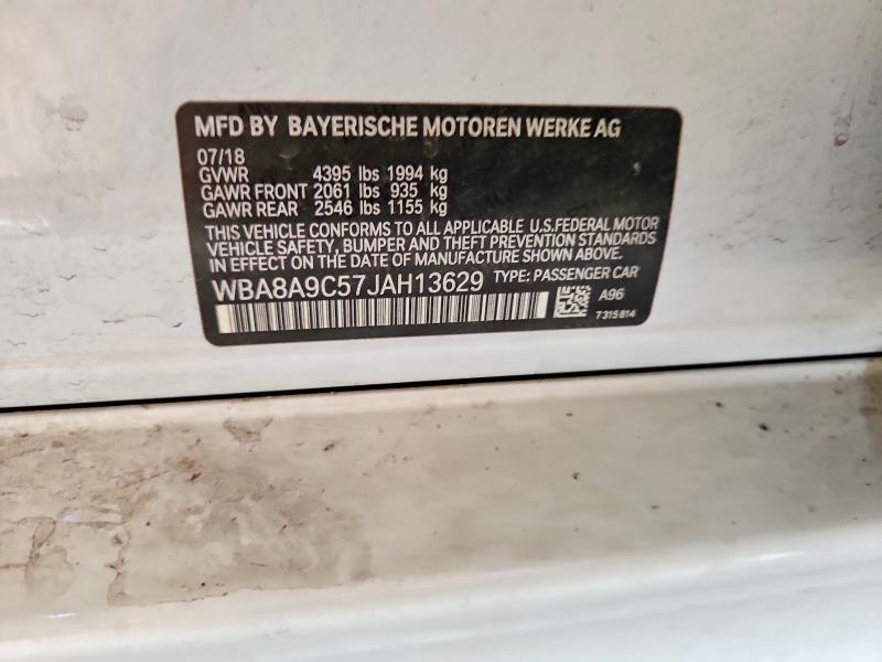 Aukcja sprzedaży 2018 Bmw 320, vin: WBA8A9C57JAH13629, numer aukcji: 47380216