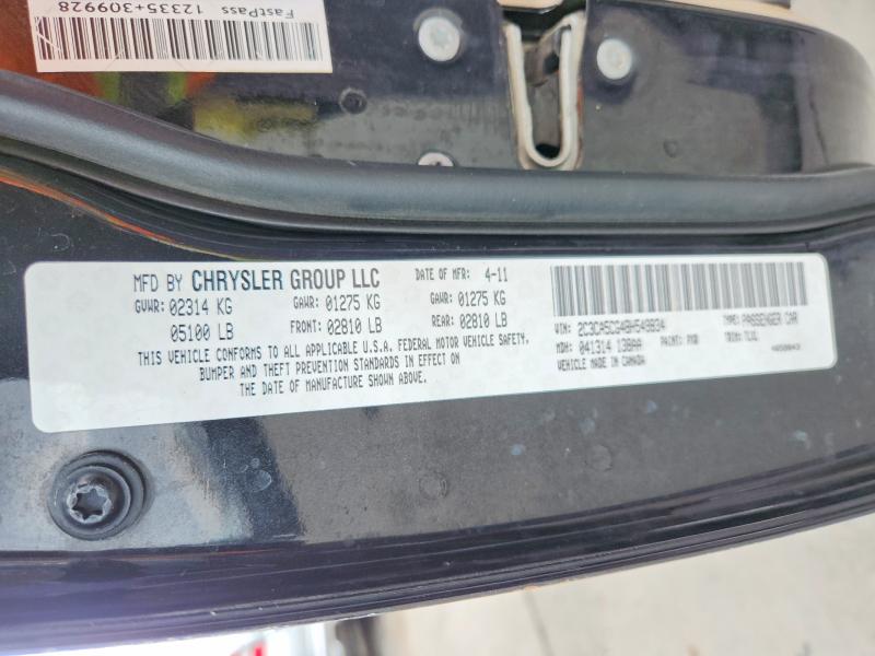 Aukcja sprzedaży 2011 Chrysler 300, vin: 2C3CA5CG4BH549834, numer aukcji: 47585446