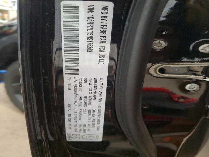 Продажа на аукционе авто 2022 Ram 1500 Classic, vin: 1C6RR7LT5NS176363, номер лота: 46575236