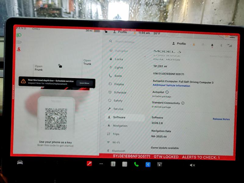 47119546 :رقم المزاد ، 5YJ3E1EB6NF305171 vin ، 2022 Tesla Model 3 مزاد بيع