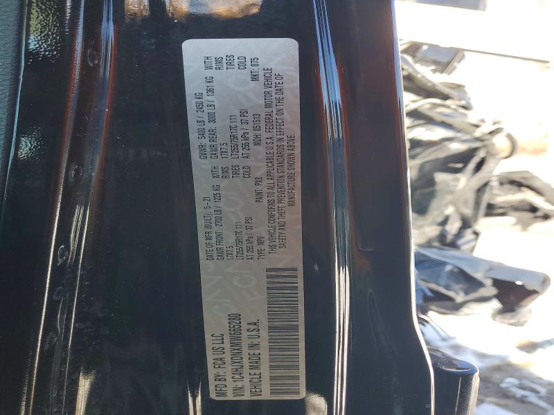 Продажа на аукционе авто 2021 Jeep Wrangler Unlimited, vin: 1C4HJXDNXMW665280, номер лота: 79567415