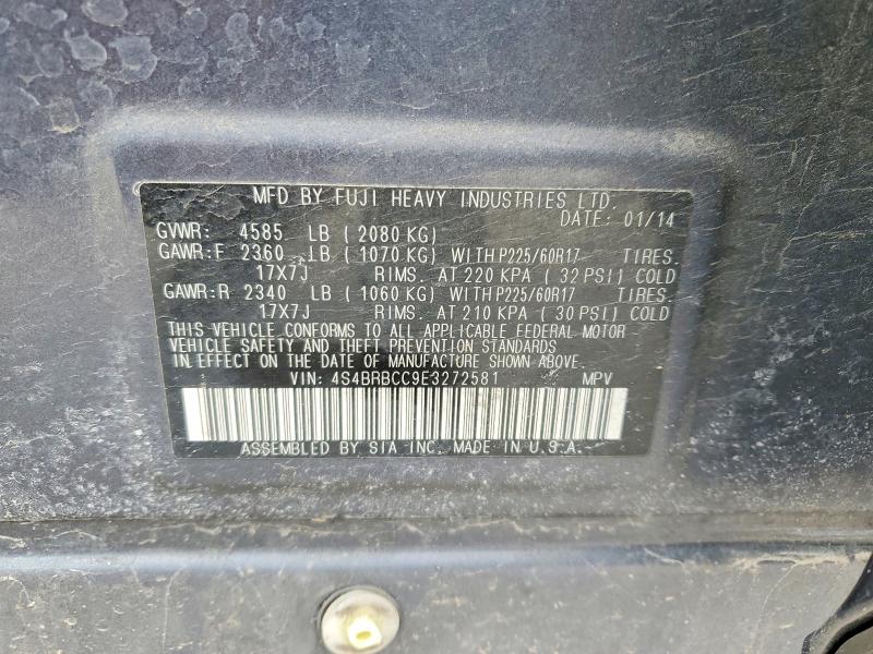 Продаж на аукціоні авто 2014 Subaru Outback, vin: 4S4BRBCC9E3272581, номер лоту: 79362125