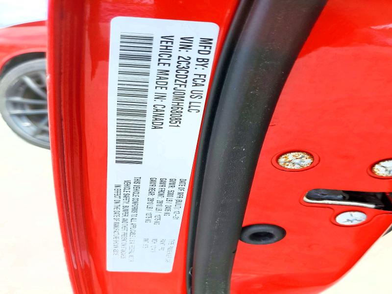 Aukcja sprzedaży 2021 Dodge Challenger, vin: 2C3CDZFJ0MH680851, numer aukcji: 45921716