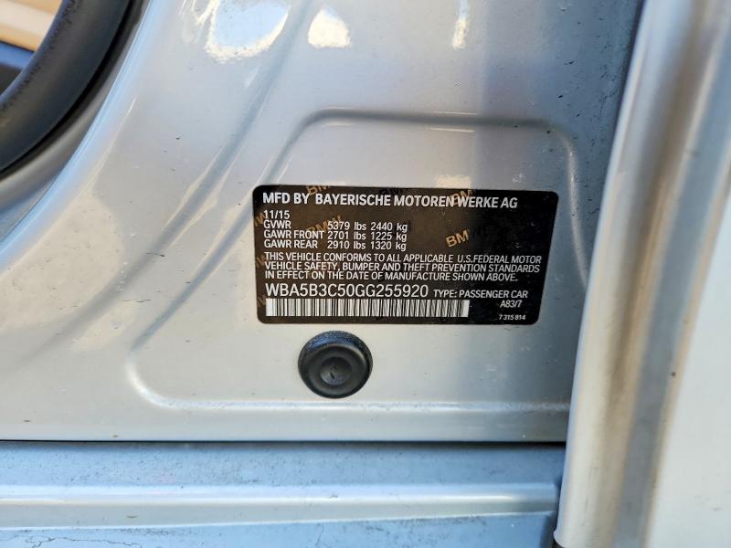 Продаж на аукціоні авто 2016 Bmw 535, vin: WBA5B3C50GG255920, номер лоту: 46717376