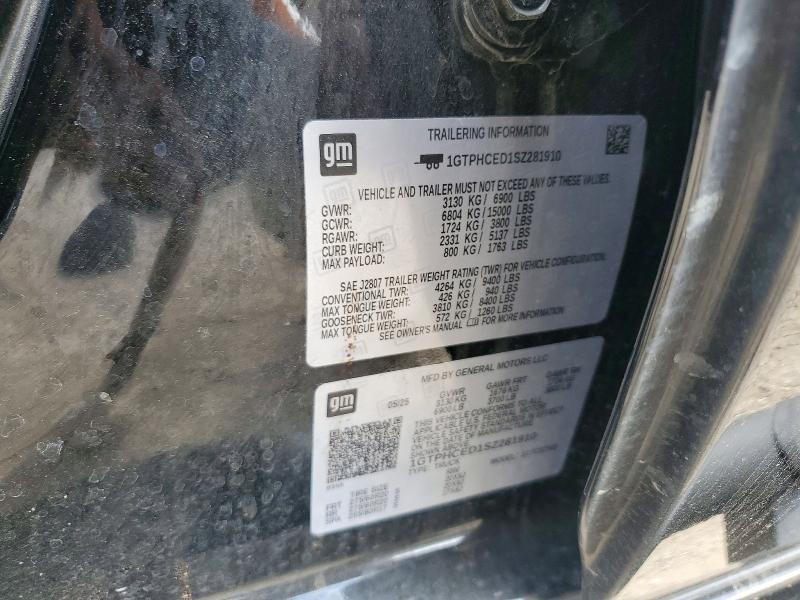 Aukcja sprzedaży 2025 Gmc Sierra, vin: 1GTPHCED1SZ281910, numer aukcji: 41891516
