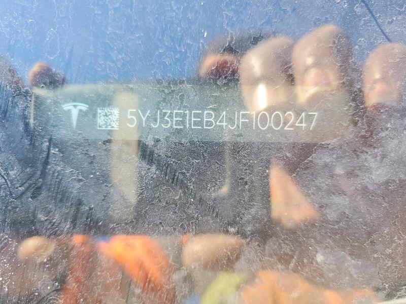 Продажа на аукционе авто 2018 Tesla Model 3, vin: 5YJ3E1EB4JF100247, номер лота: 79207035