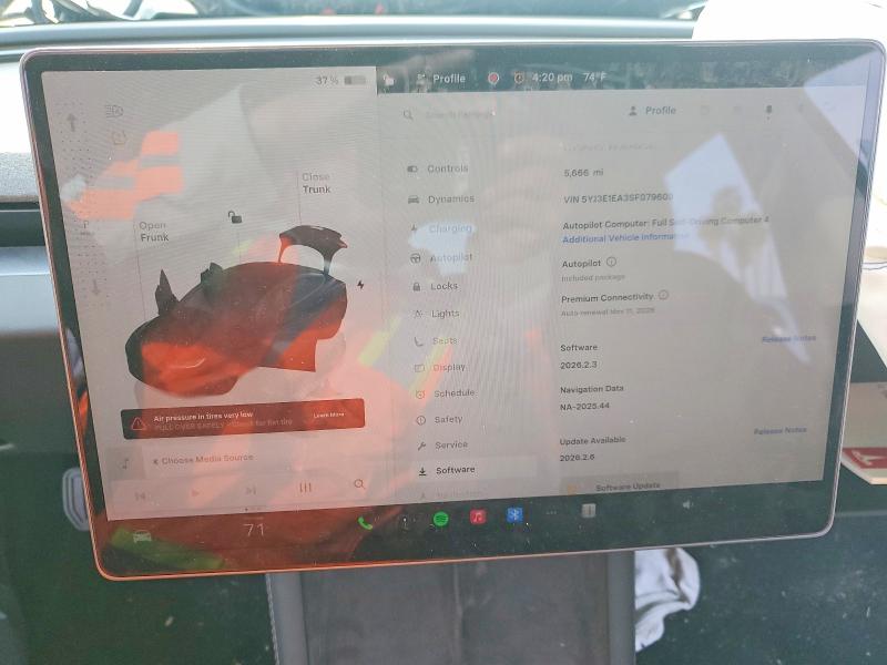 Aukcja sprzedaży 2025 Tesla Model 3, vin: 5YJ3E1EA3SF079609, numer aukcji: 79957885