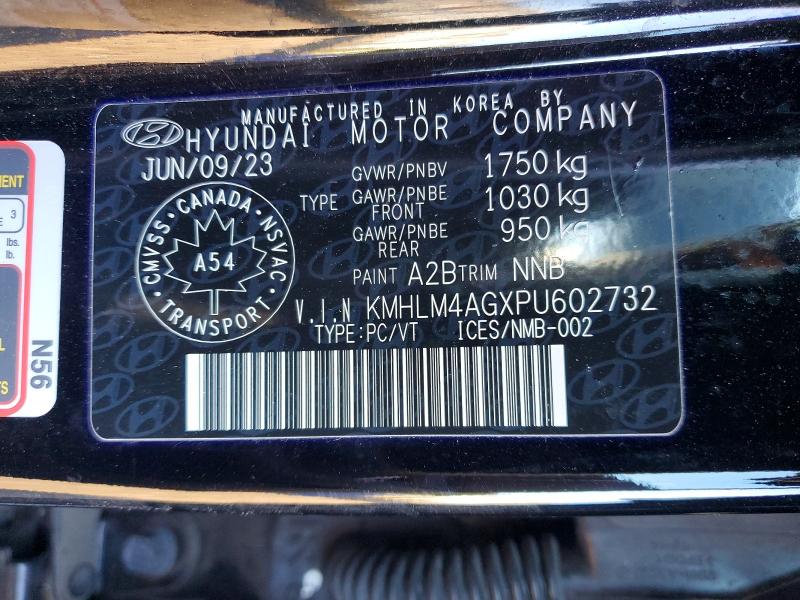 2023 Hyundai Elantra მანქანა იყიდება აუქციონზე, vin: KMHLM4AGXPU602732, აუქციონის ნომერი: 47023536