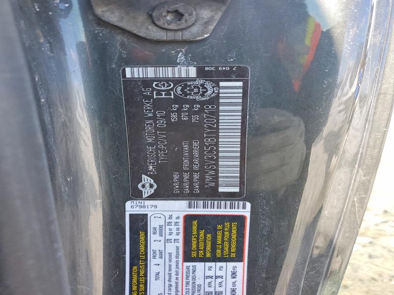 Aukcja sprzedaży 2011 Mini Cooper, vin: WMWSV3C51BTY20718, numer aukcji: 79164625