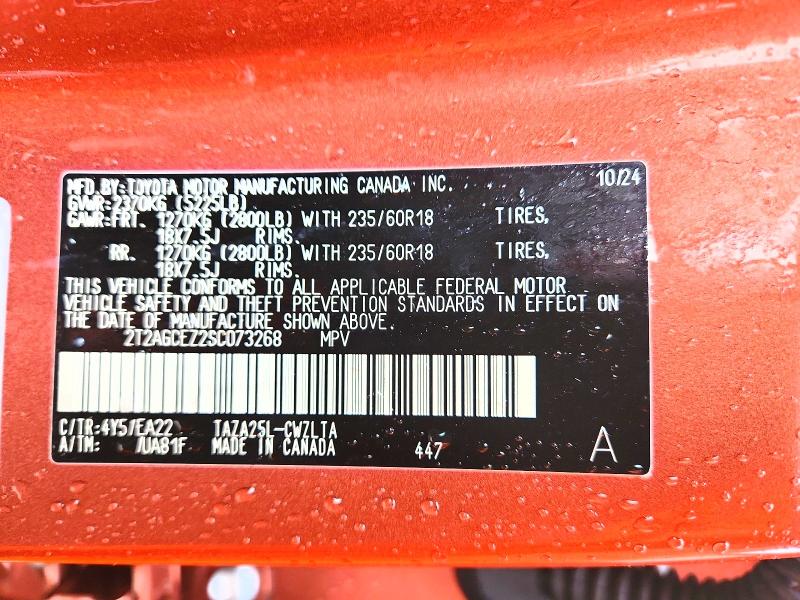 2025 Lexus Nx 350 მანქანა იყიდება აუქციონზე, vin: 2T2AGCEZ2SC073268, აუქციონის ნომერი: 79124415
