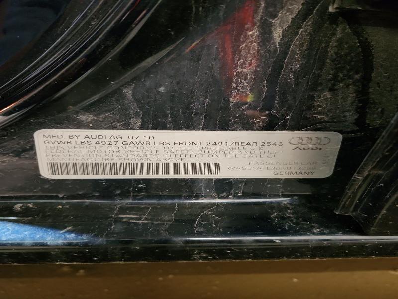 46945286 :رقم المزاد ، WAUBFAFL3BN013259 vin ، 2011 Audi A4 مزاد بيع