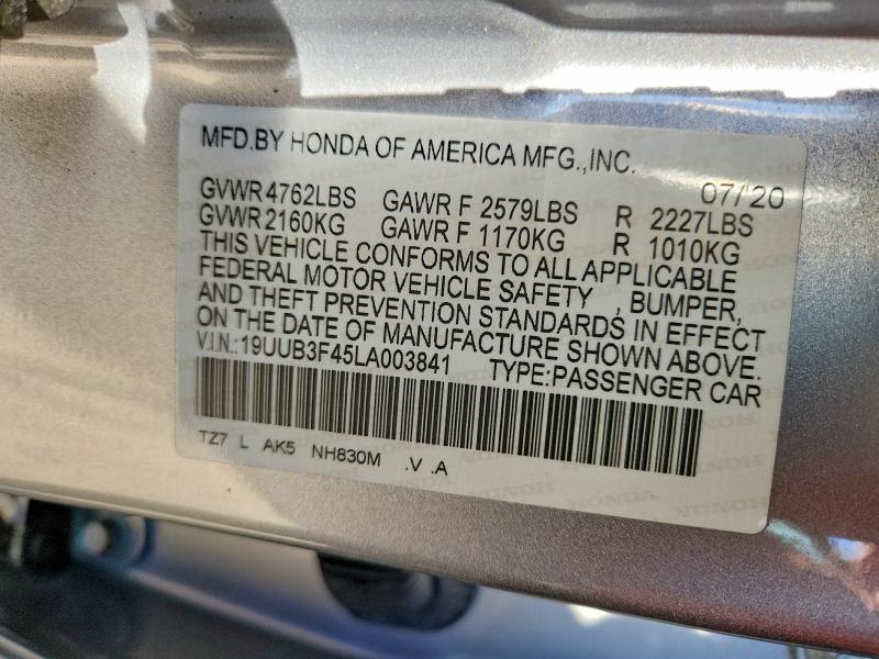 Aukcja sprzedaży 2020 Acura Tlx, vin: 19UUB3F45LA003841, numer aukcji: 46369076
