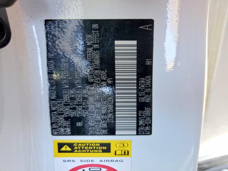Aukcja sprzedaży 2015 Lexus Rx 350, vin: 2T2BK1BA8FC296748, numer aukcji: 46522206