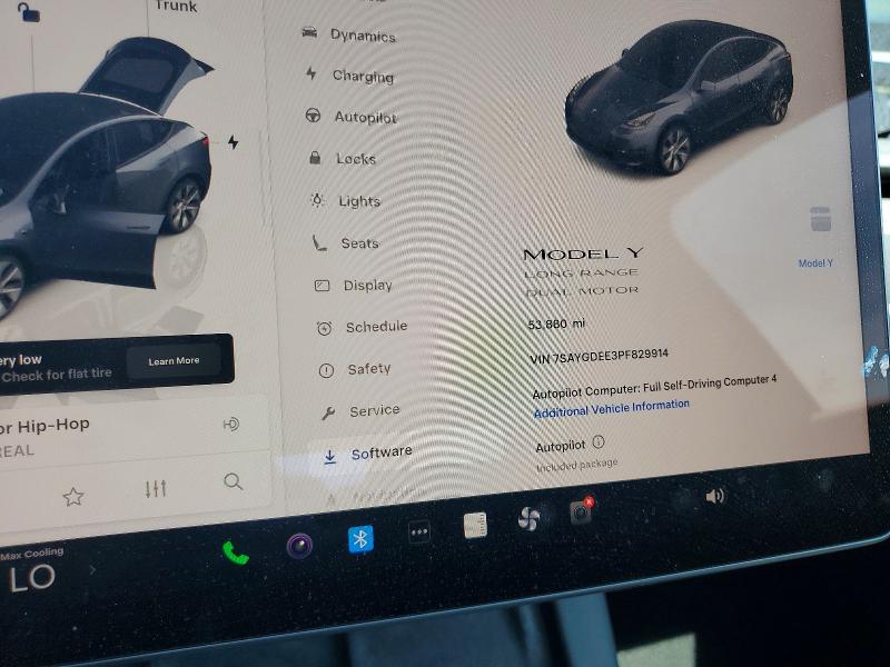 Aukcja sprzedaży 2023 Tesla Model Y, vin: 7SAYGDEE3PF829914, numer aukcji: 45853746