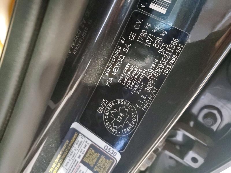 Продаж на аукціоні авто 2025 Kia K4, vin: 3KPFT4DE9SE211366, номер лоту: 46655266