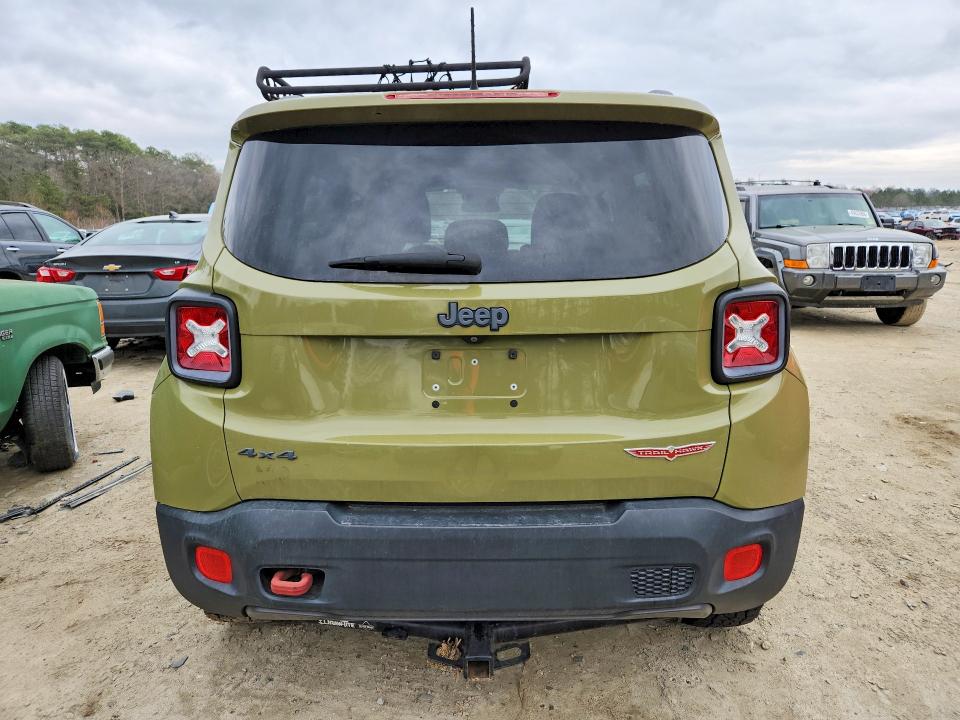 2015 Jeep Renegade მანქანა იყიდება აუქციონზე, vin: ZACCJBCT0FPB74863, აუქციონის ნომერი: 46856736