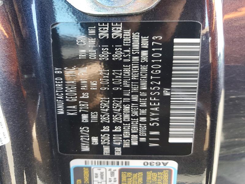 Продажа на аукционе авто 2026 Kia Ev9, vin: 5XYAEFS52TG010173, номер лота: 47572156