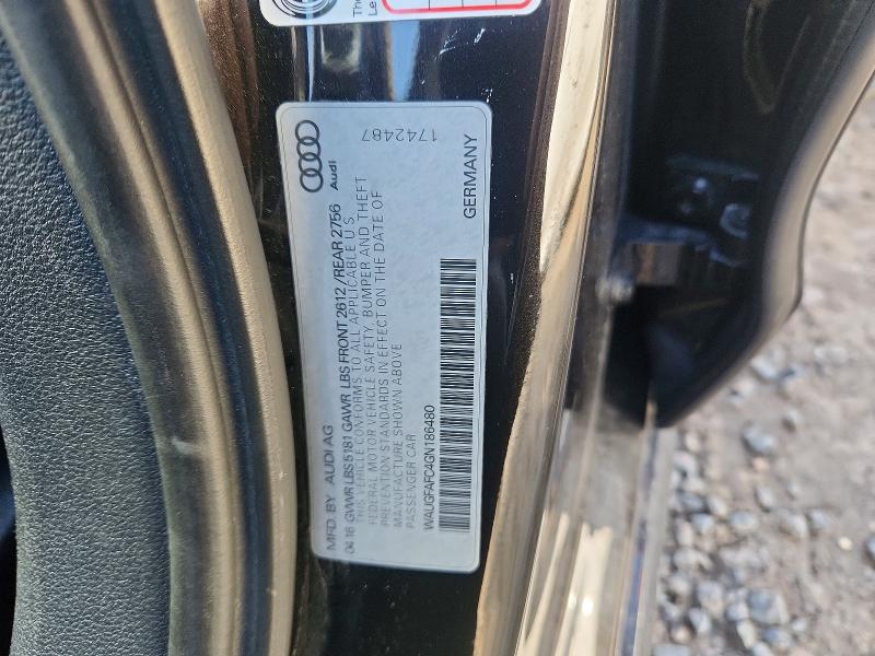 Aukcja sprzedaży 2016 Audi A6, vin: WAUGFAFC4GN186480, numer aukcji: 46121346