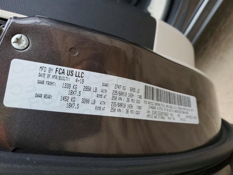 Продажа на аукционе авто 2019 Chrysler Pacifica, vin: 2C4RC1GG3KR703897, номер лота: 45581026