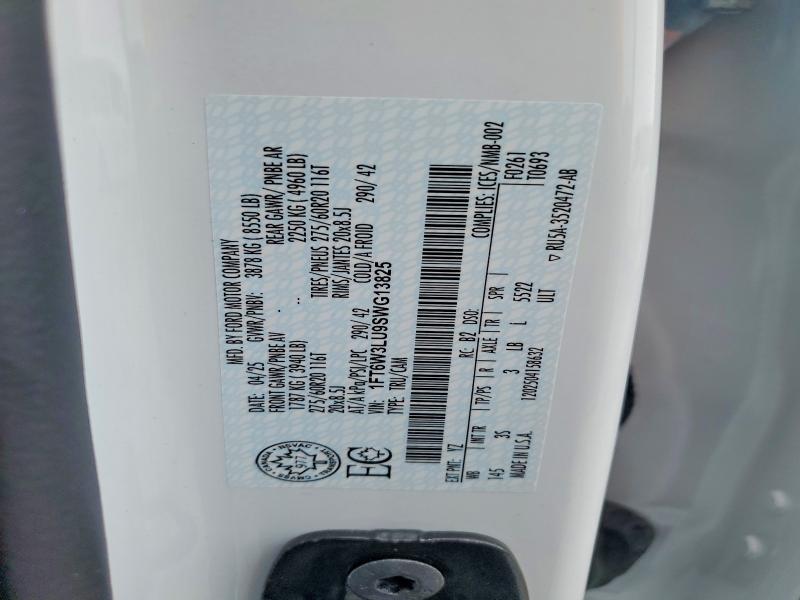 Aukcja sprzedaży 2025 Ford F150, vin: 1FT6W3LU9SWG13825, numer aukcji: 79833125