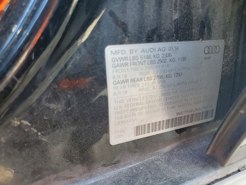 Aukcja sprzedaży 2014 Audi A4 Allroad, vin: WA1TFAFL9EA136173, numer aukcji: 47093946