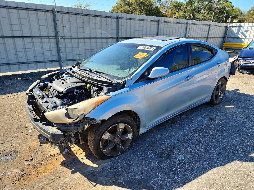 2013 Hyundai Elantra მანქანა იყიდება აუქციონზე, vin: KMHDH4AE5DU766540, აუქციონის ნომერი: 79686625