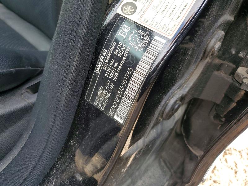 Aukcja sprzedaży 2010 Mercedes Benz C, vin: WDDGF8FB5AF501765, numer aukcji: 79462025