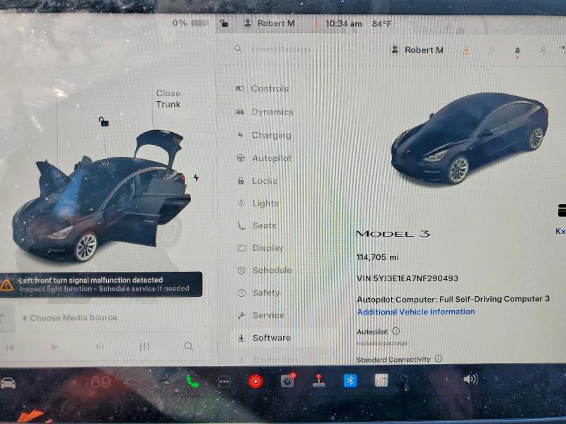 Aukcja sprzedaży 2022 Tesla Model 3, vin: 5YJ3E1EA7NF290493, numer aukcji: 46832206