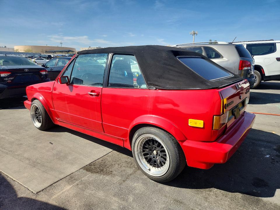 1986 Volkswagen Cabriolet მანქანა იყიდება აუქციონზე, vin: WVWCA0159GK024266, აუქციონის ნომერი: 46231926